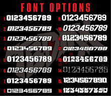 Load image into Gallery viewer, NUMBER PLATES