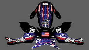 Helmet Wrap - The Hendrix: Stars and Stripes